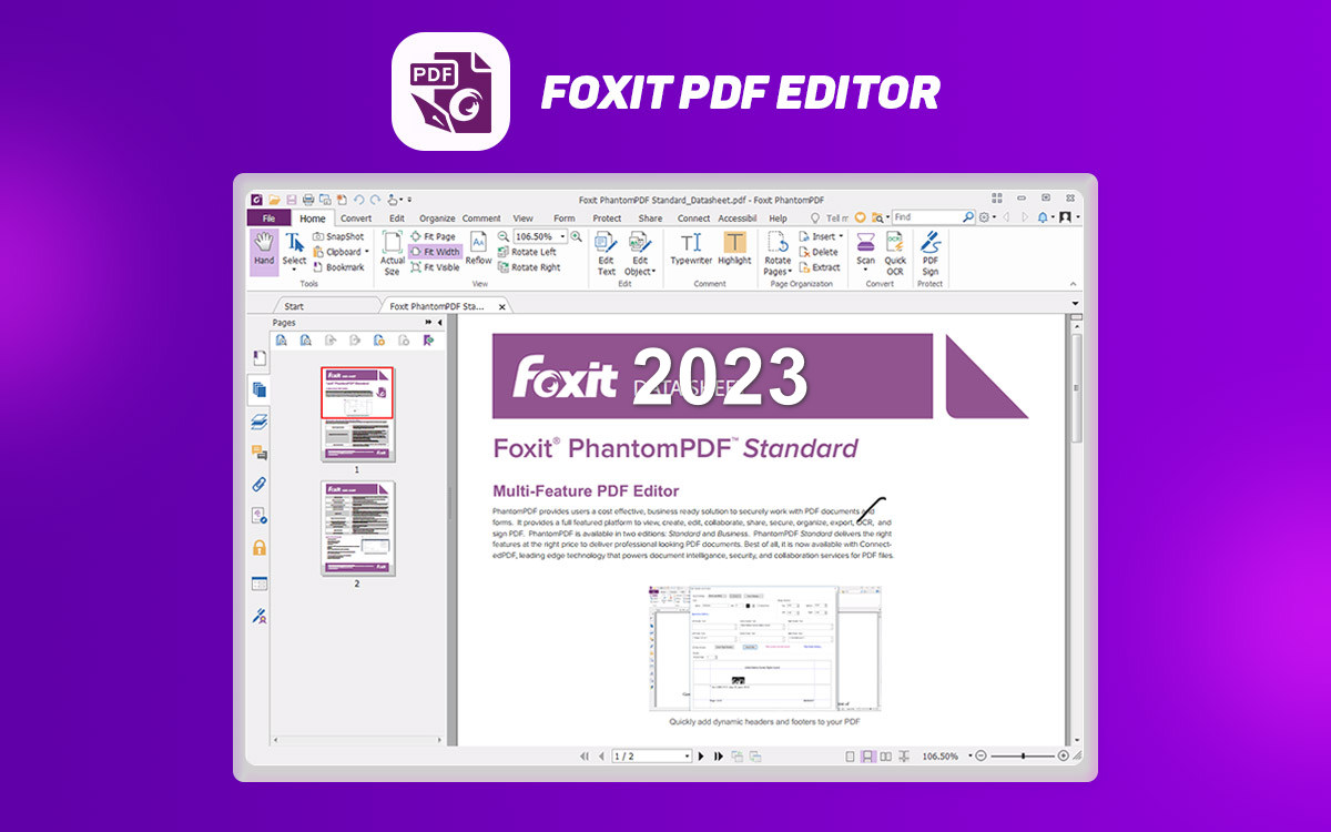 Foxit PDF Editor Pro 13.0.0.21632 for apple instal free